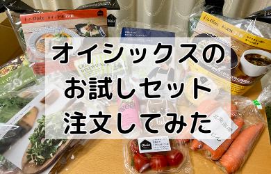 オイシックス【100円OFFクーポン付】『ミールキットおためしセット』定期じゃなくて買い切り!試してみた感想と詳細