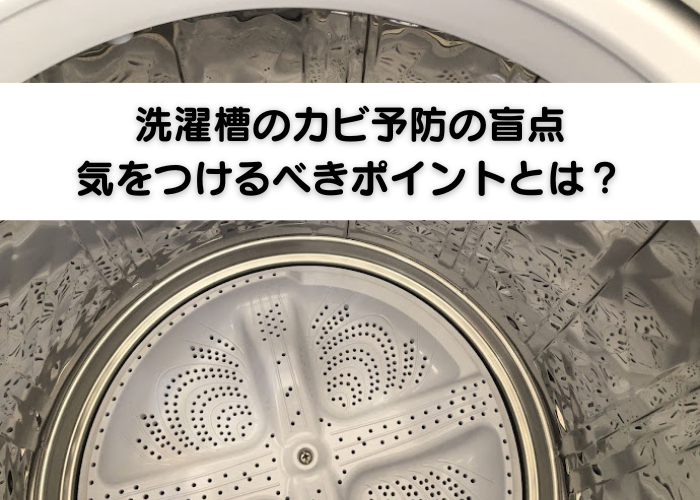 洗濯槽のカビ予防の意外な“盲点”！気をつけるべきポイントとは？